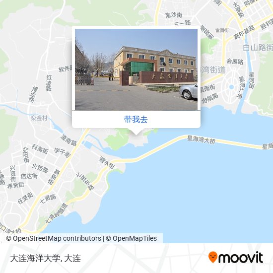 大连海洋大学地图