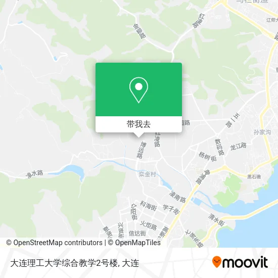 大连理工大学综合教学2号楼地图