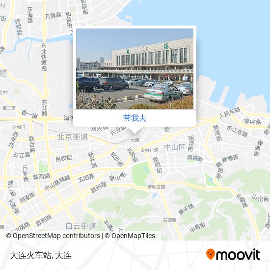大连火车站地图