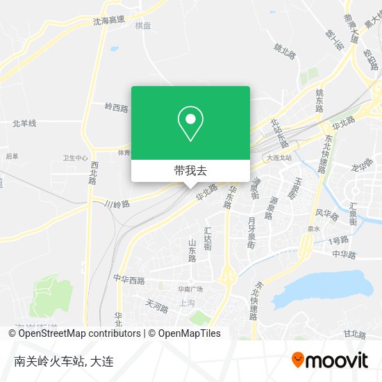 南关岭火车站地图