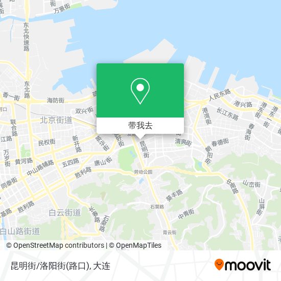 昆明街/洛阳街(路口)地图