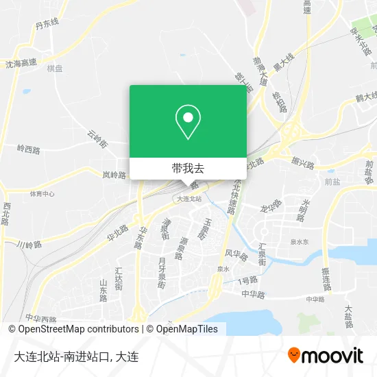 大连北站-南进站口地图