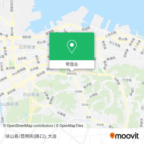 绿山巷/昆明街(路口)地图