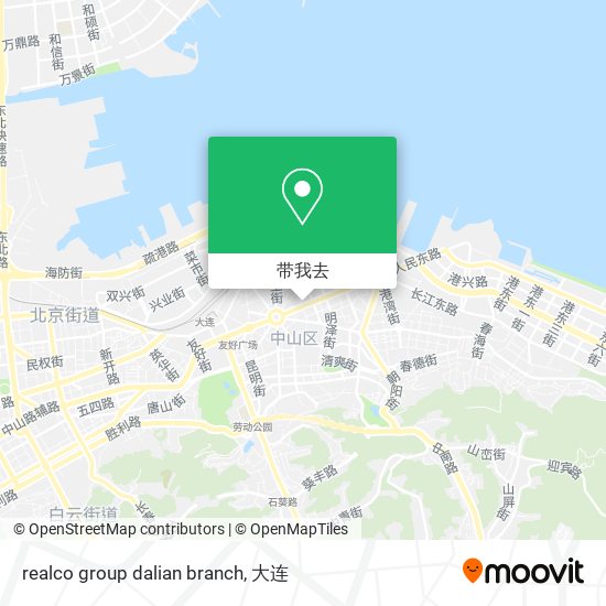 realco group dalian branch地图