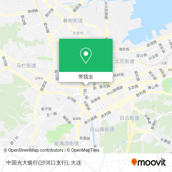 中国光大银行(沙河口支行)地图