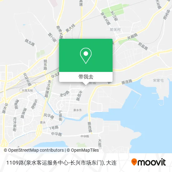 1109路(泉水客运服务中心-长兴市场东门)地图