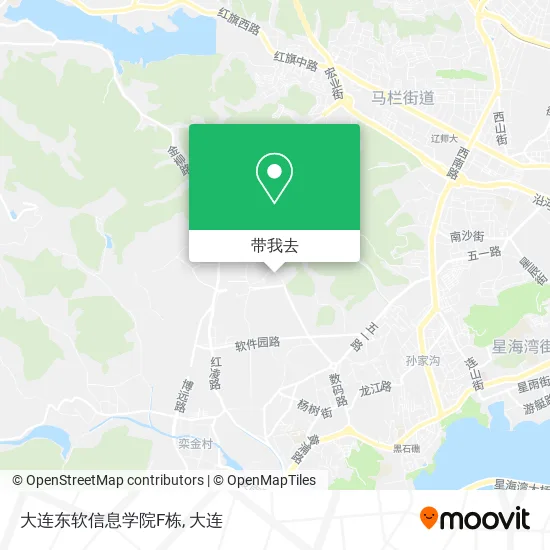大连东软信息学院F栋地图