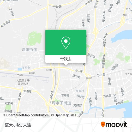 蓝天小区地图