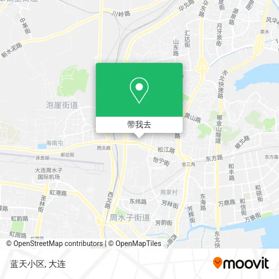 蓝天小区地图