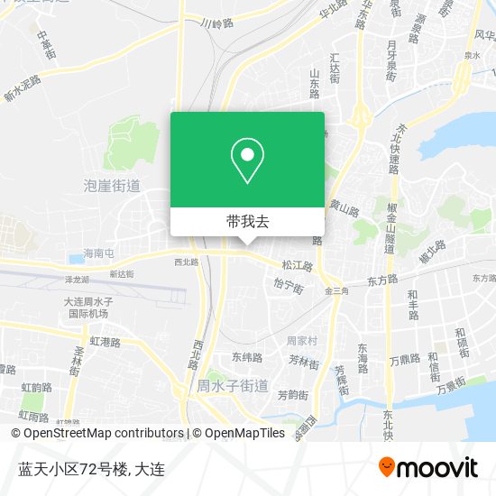 蓝天小区72号楼地图