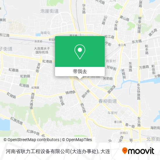 河南省耿力工程设备有限公司(大连办事处)地图