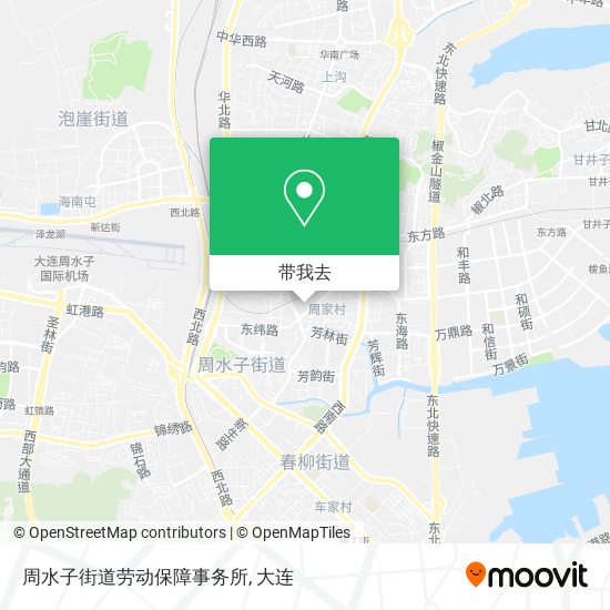 周水子街道劳动保障事务所地图