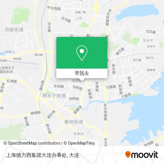 上海德力西集团大连办事处地图