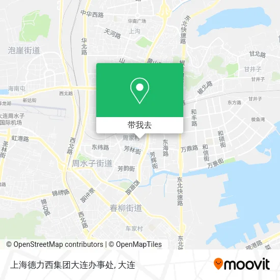 上海德力西集团大连办事处地图