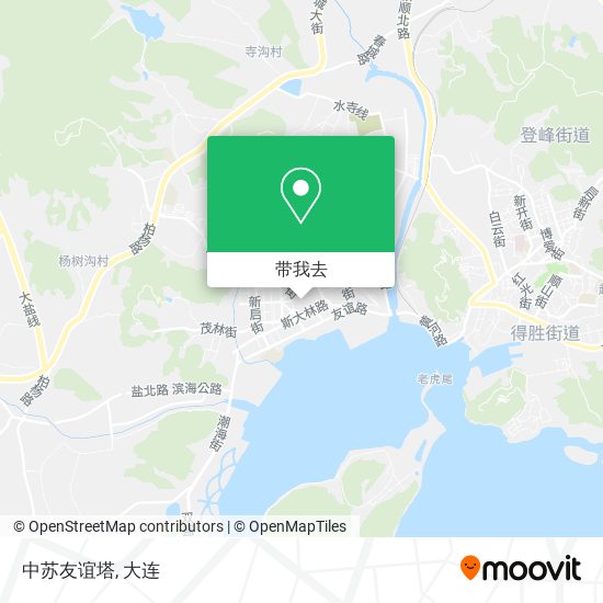 中苏友谊塔地图
