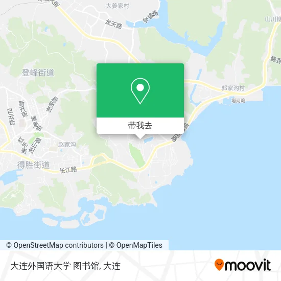 大连外国语大学 图书馆地图