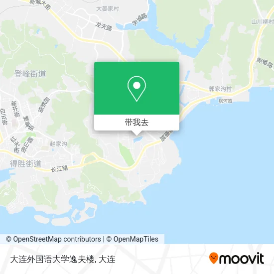 大连外国语大学逸夫楼地图
