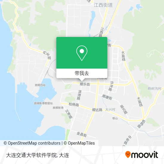 大连交通大学软件学院地图