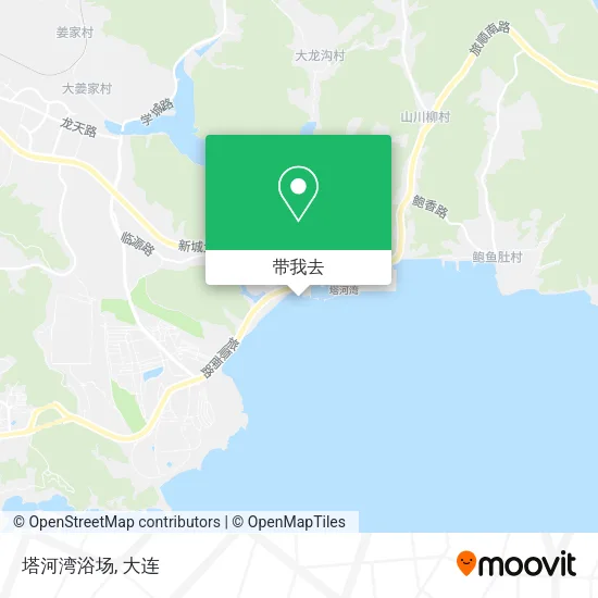 塔河湾浴场地图