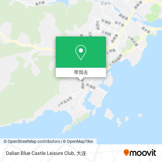 Dalian Blue Castle Leisure Club地图