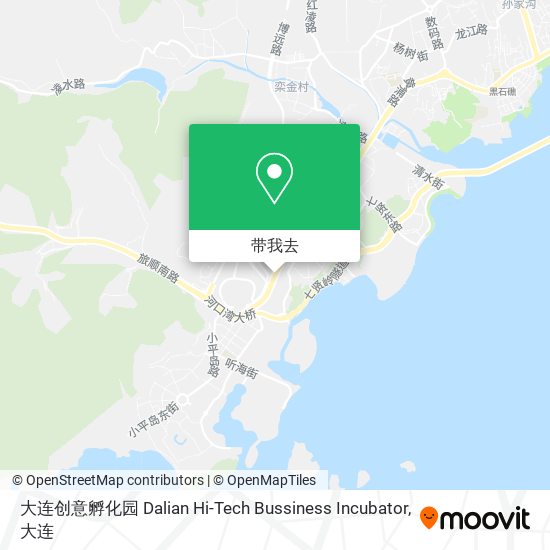 大连创意孵化园 Dalian Hi-Tech Bussiness Incubator地图