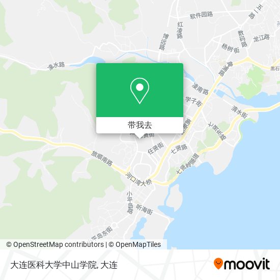 大连医科大学中山学院地图