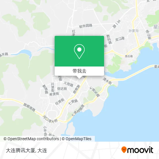 大连腾讯大厦地图