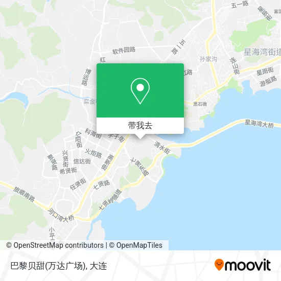 巴黎贝甜(万达广场)地图