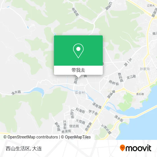 西山生活区地图