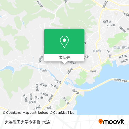 大连理工大学专家楼地图