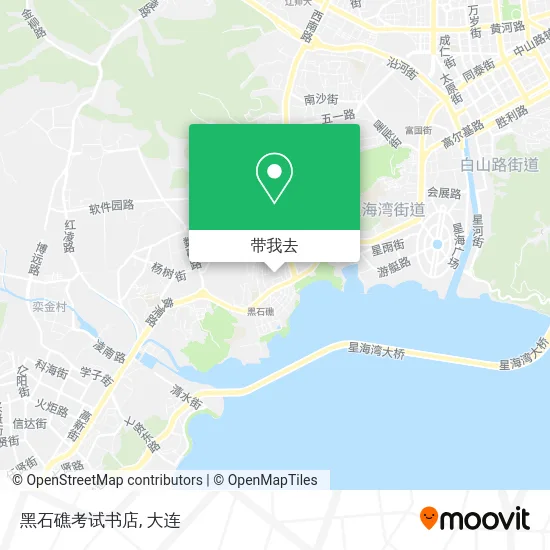 黑石礁考试书店地图