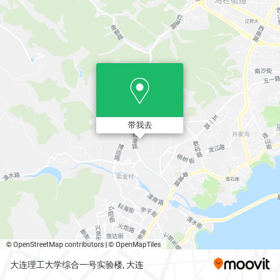 大连理工大学综合一号实验楼地图