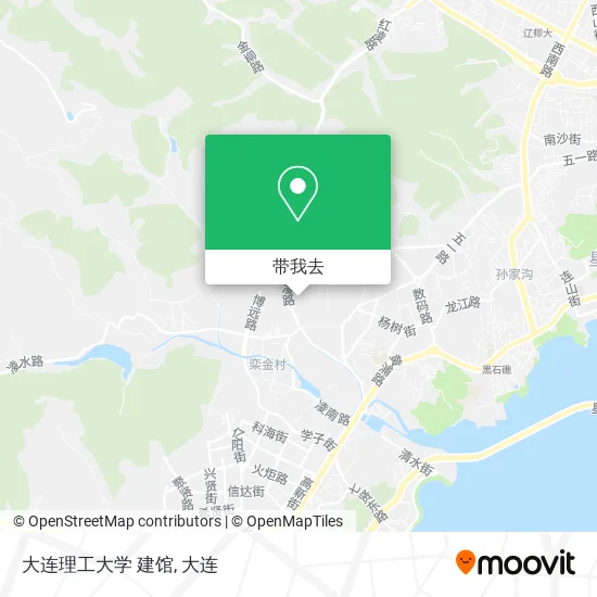 大连理工大学 建馆地图
