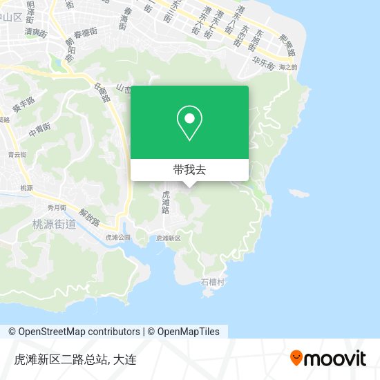 虎滩新区二路总站地图