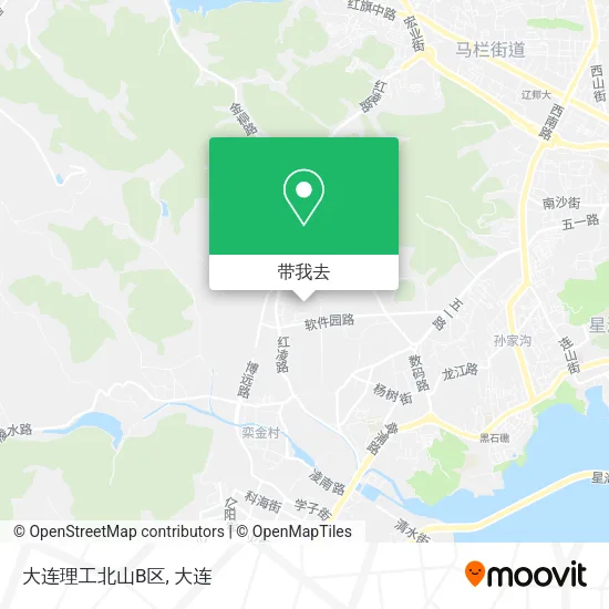 大连理工北山B区地图