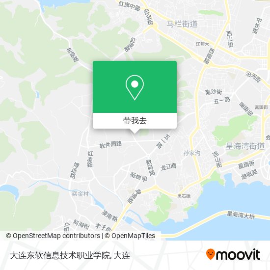 大连东软信息技术职业学院地图