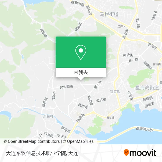 大连东软信息技术职业学院地图