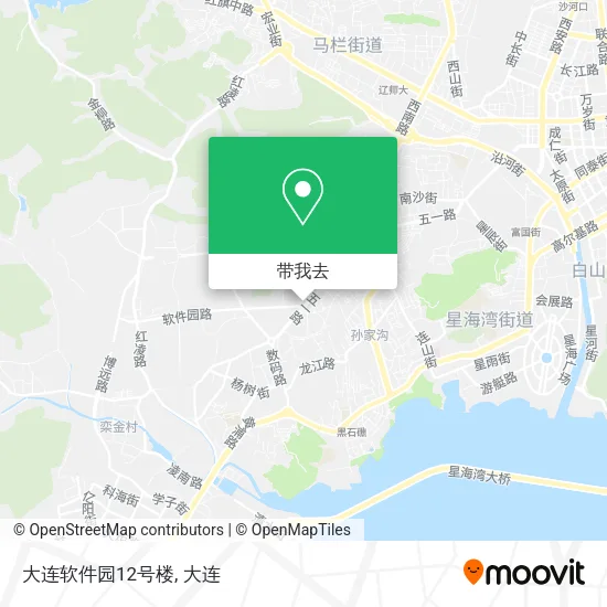 大连软件园12号楼地图