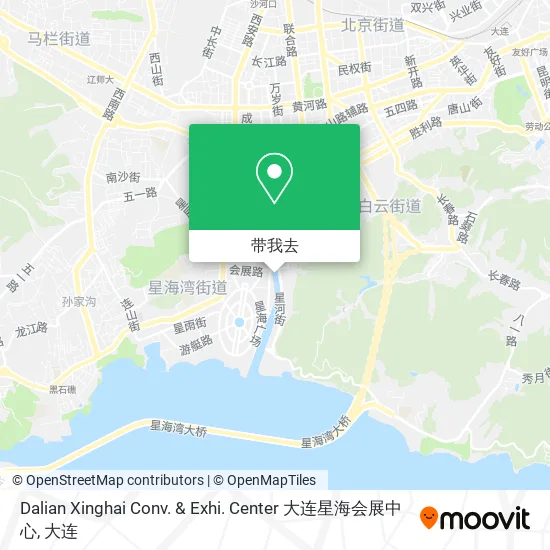 Dalian Xinghai Conv. & Exhi. Center 大连星海会展中心地图