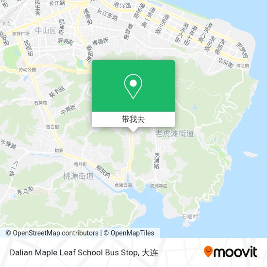Dalian Maple Leaf School Bus Stop地图