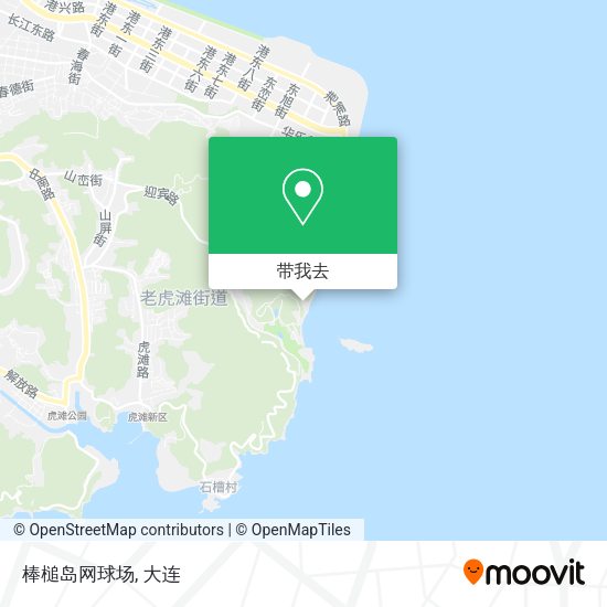 棒槌岛网球场地图