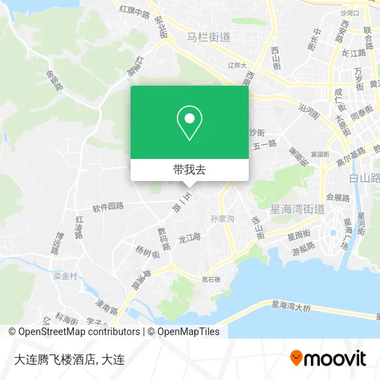 大连腾飞楼酒店地图