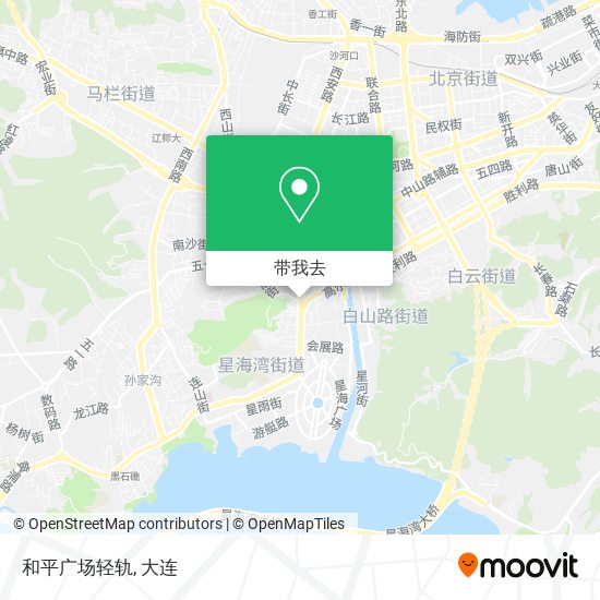 和平广场轻轨地图