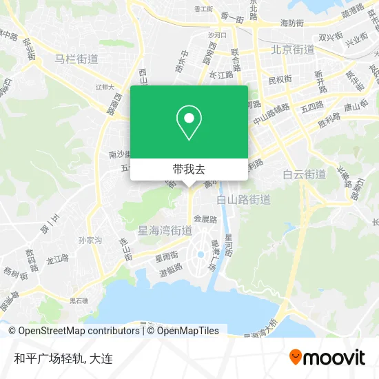 和平广场轻轨地图