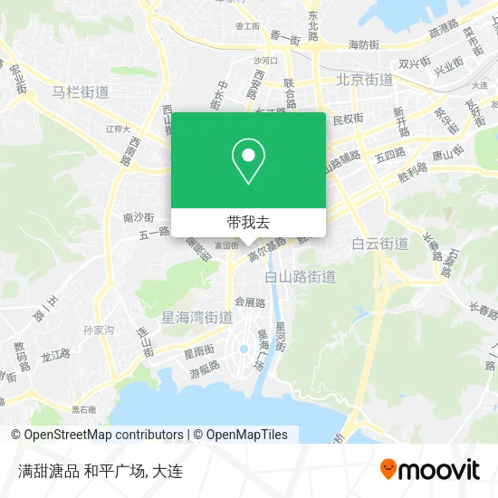 满甜溏品 和平广场地图