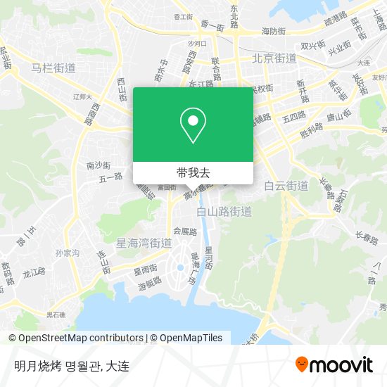 明月烧烤 명월관地图