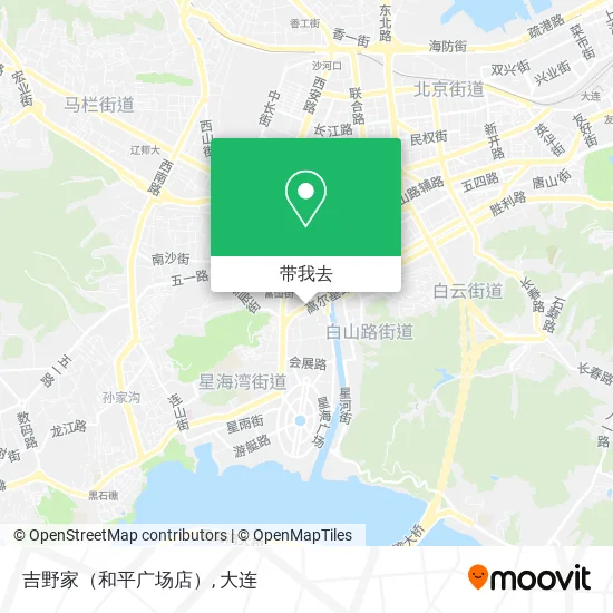 吉野家（和平广场店）地图