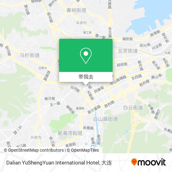 Dalian YuShengYuan International Hotel地图