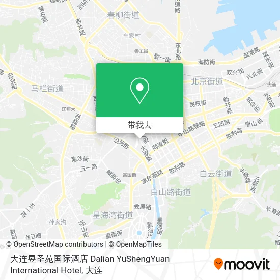 大连昱圣苑国际酒店 Dalian YuShengYuan International Hotel地图
