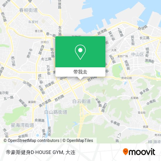 帝豪斯健身D·HOUSE GYM地图